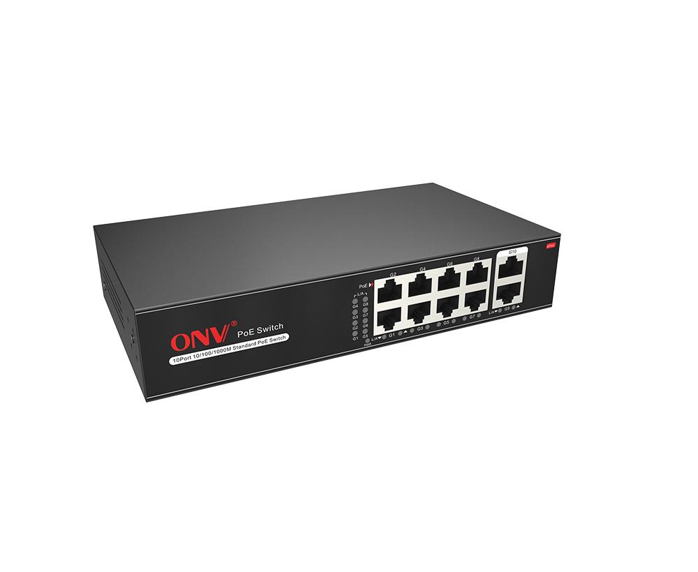 Switch POE ONV-H3108PS 10 ports